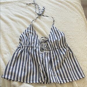 Striped Halter Top